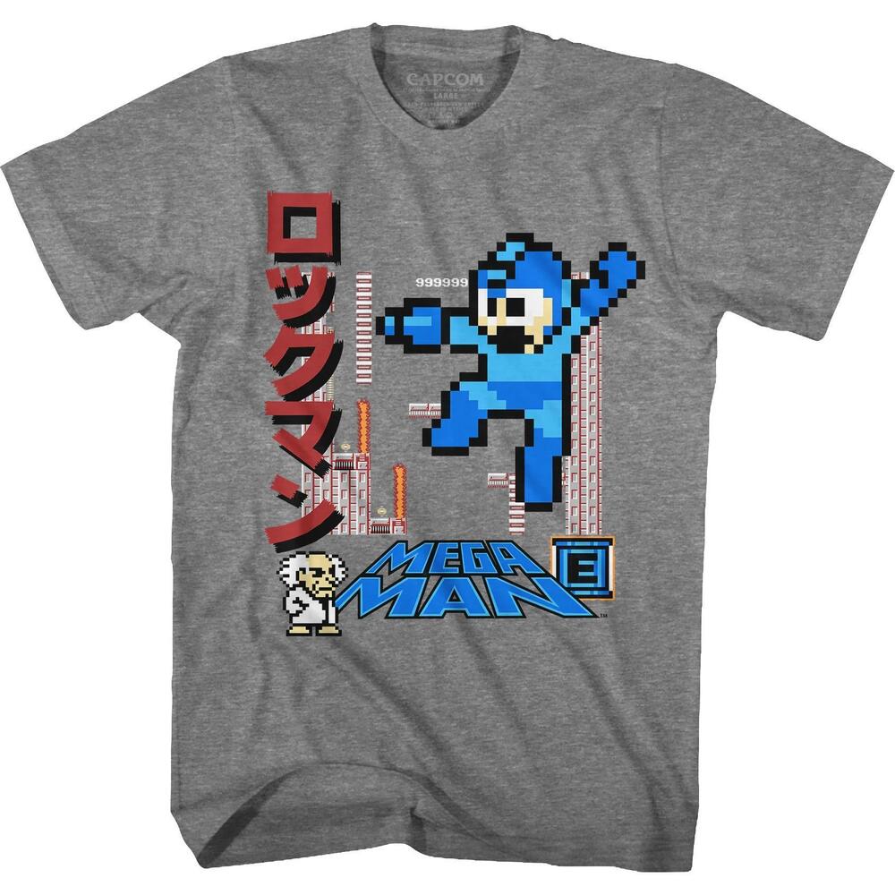 Japanese Collage Mega Man Tshirt
